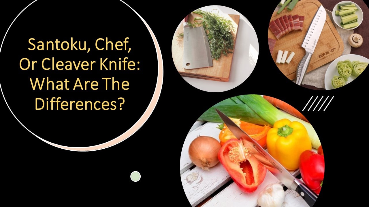 Santoku, Chef, Or Cleaver Knife: What Are The Differences?