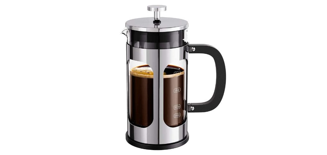 BAYKA French Press Coffee Maker, Large Classic Copper 304 Stainless Steel Coffee Press Review