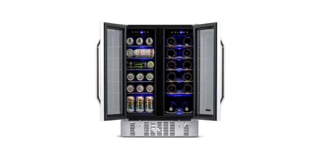 Newair 18 Bottle and 58 Can Wine and Beverage Fridge