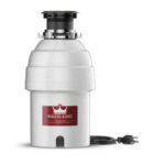 Waste King L-3200 Garbage Disposal with Power Cord, 34 HP, Gray