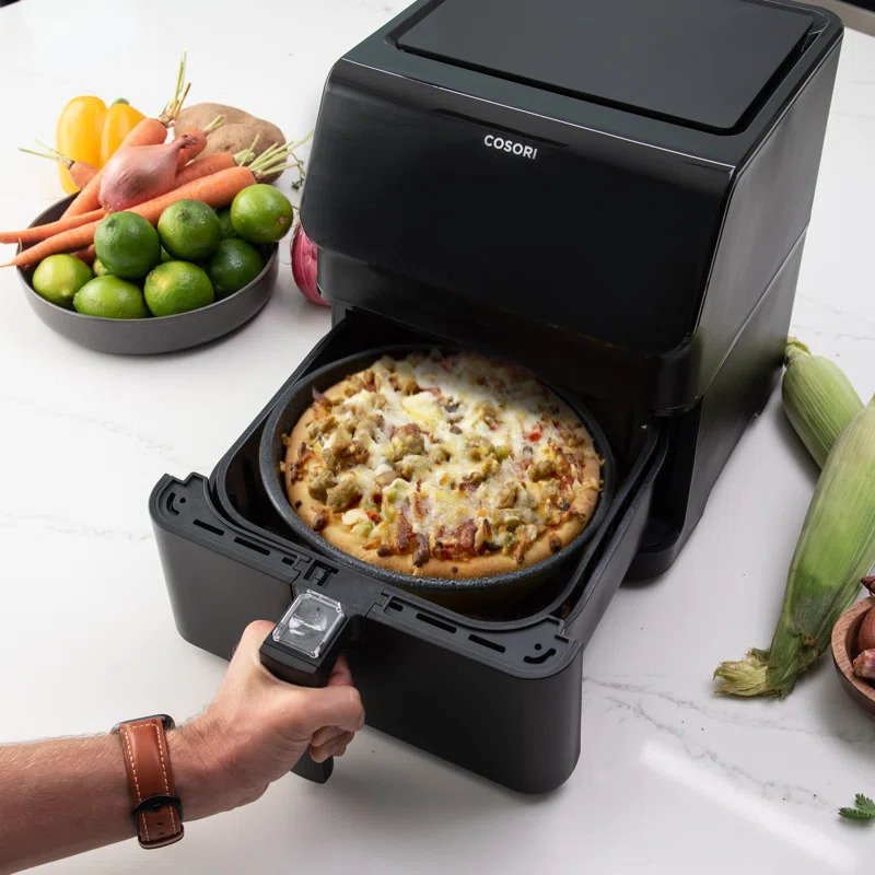 COSORI Pro II Air Fryer Oven Combo Review Is It Worth It - pizza