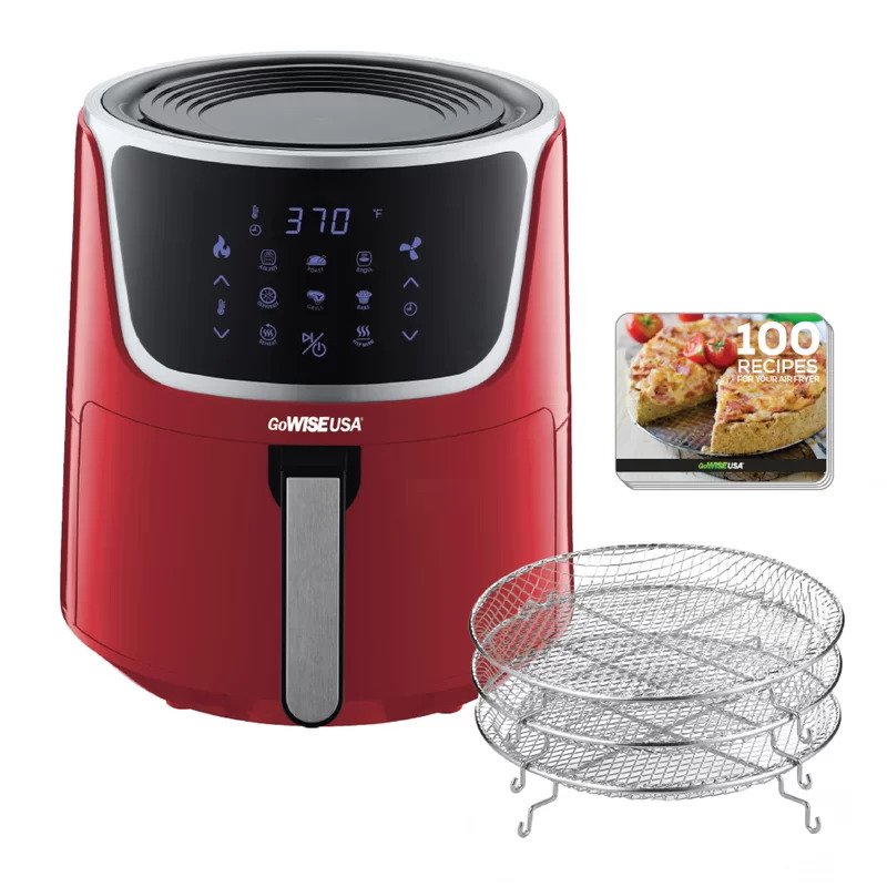 GoWISE GW22956 7-Quart Electric Air Fryer - easy to touch screen