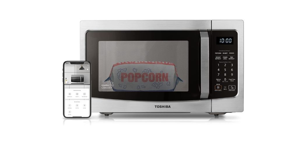 Toshiba ML-EM34P(SS) Smart Countertop Microwave Oven Compatible With Alexa Review