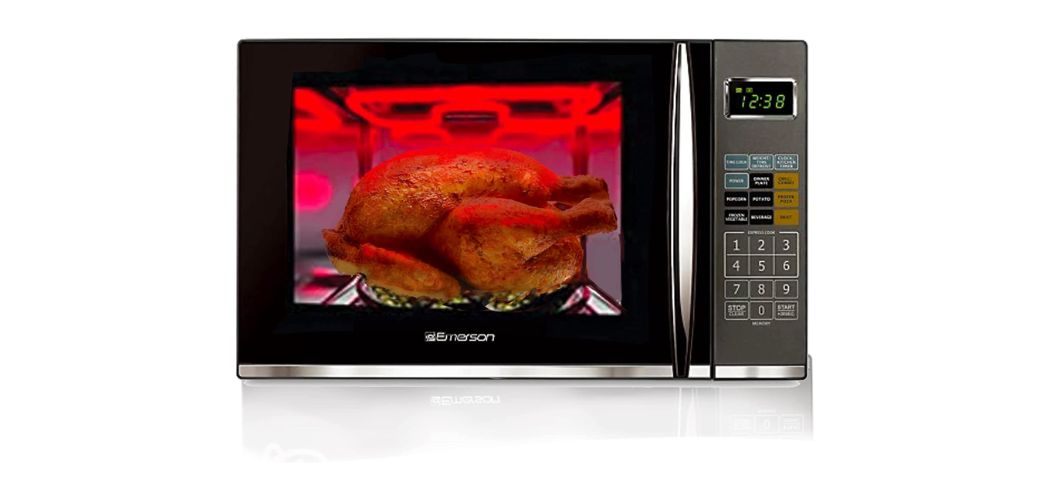 Emerson 1.2 C.U.Ft. 1100W Griller Microwave Oven